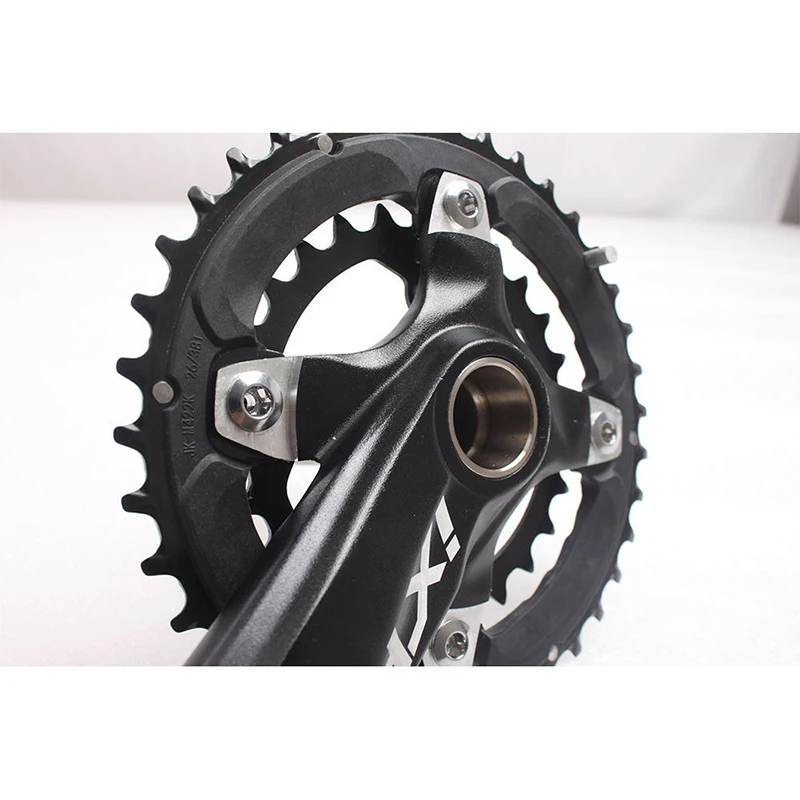 104BCD 26 T/38 T цепь MTB велосипед двойной 10 скоростей коленчатая цепь& Crank& BB для горных велосипедов