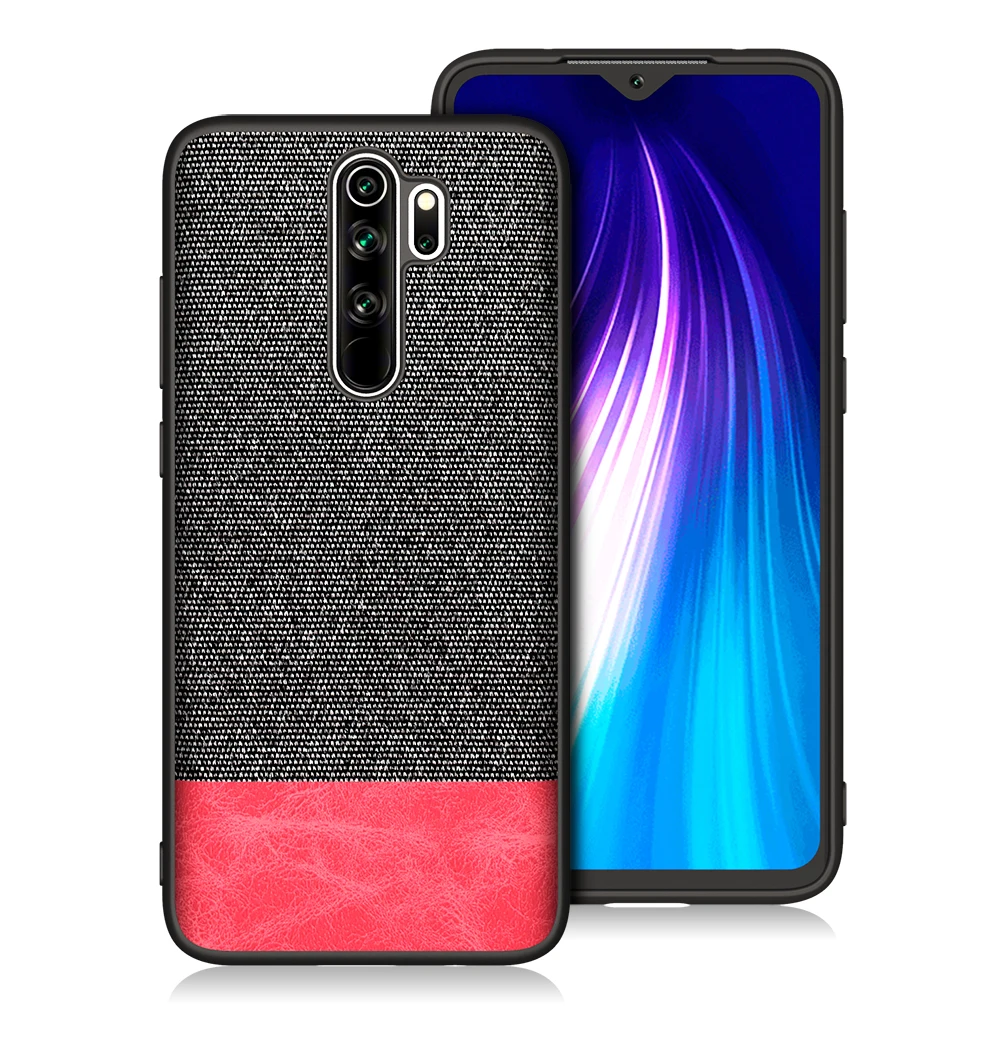 Чехол для Xiaomi Redmi Note 8 Pro противоударный мягкий силиконовый чехол из ткани Mi 9T K30 K20 9
