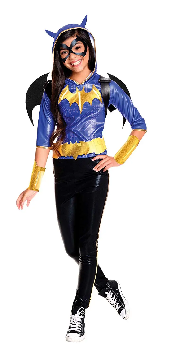 Rubie's Costume дети DC супергерой девушки Делюкс Бэтгерл костюм маленький |