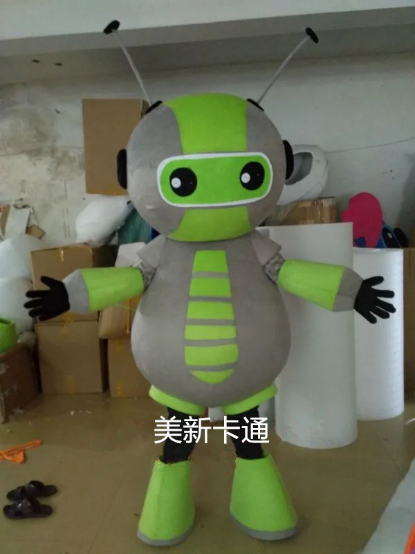 

Robot Mascot Costume Promotional Props Halloween Party Fancy Cosplay Dress Adult Size Mascot Costume