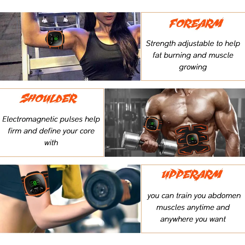 Тренажер для сжигания жира и коррекции фигуры умный Электрический массажер