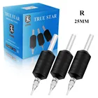 Ручки для татуировок, одноразовые круглые, 3R, 5R, 7R, 9R, 25 мм, 20 шт.