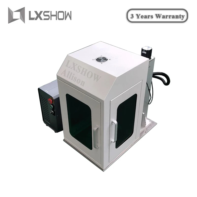 Портативный волоконный лазерный маркер с защитной крышкой для глаз волоконно