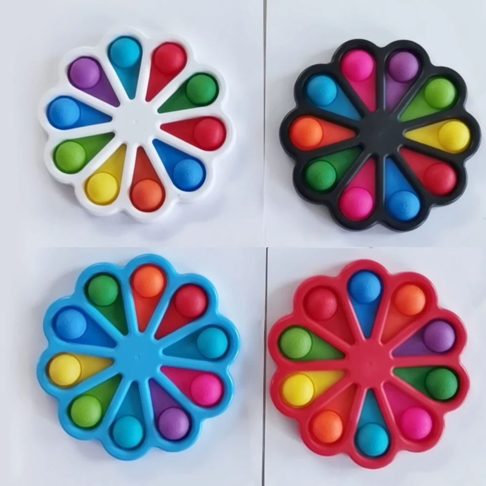 Juguete sencillo con hoyuelos para ni&ntilde;os y adultos, juguete para aliviar el estr&eacute;s, para las manos, Educativo Para edades tempranas, para Autismo-2