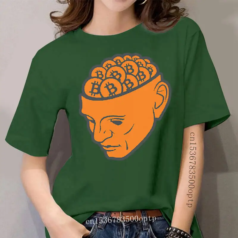 

Price Popular Tagless Tee T-Shirt Bitcoin Brain Cryptocurrency