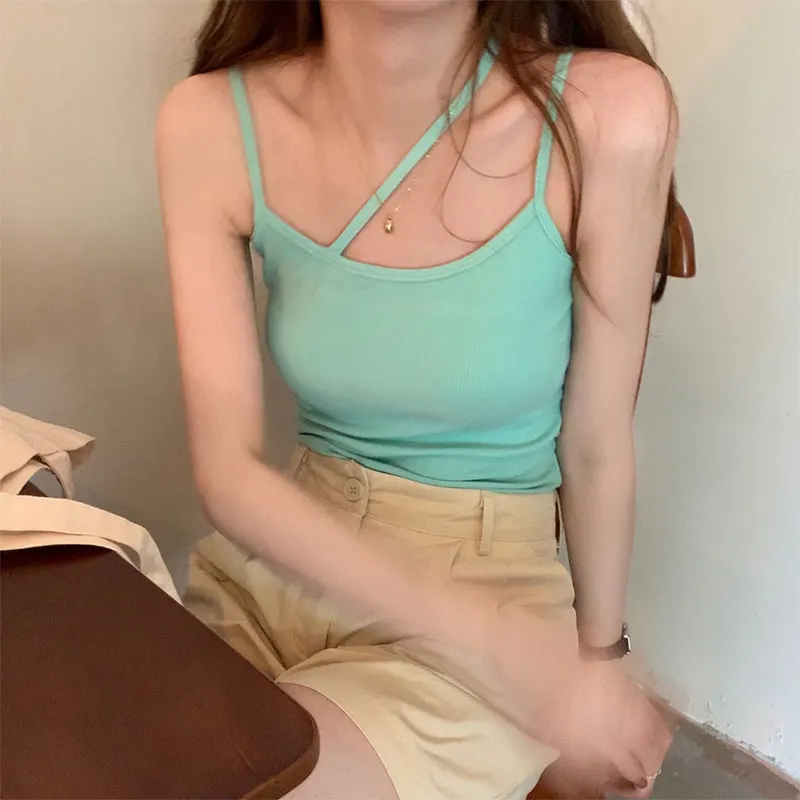 Майка женская в Корейском стиле 6 карамельных цветов на лето 2021 | Женская одежда