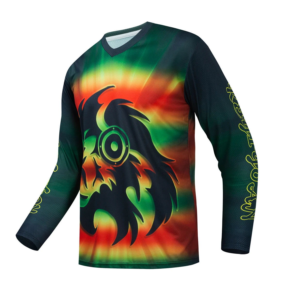 

Футболка KEYIYUAN Мужская для мотокросса, горнолыжная рубашка с длинным рукавом, топ для езды на мотоцикле