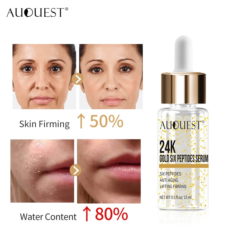 

Age Defying 24K Gold Serum Skin Moisturizer Oil-control Essence Lifting Hyaluronic Acid Serum Skin Whitening Skin Care 15ml