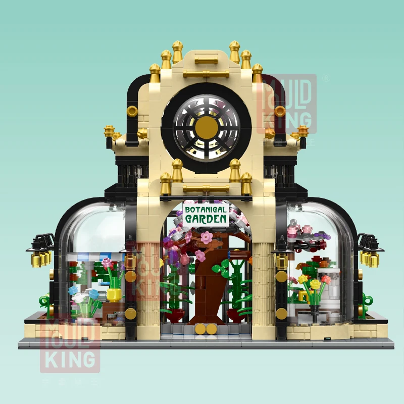 City Street Scene Technic Creator Expert Botanical Garden With Led Light Diy new Building Blocks Set education Boys Toys Gifts | Игрушки и