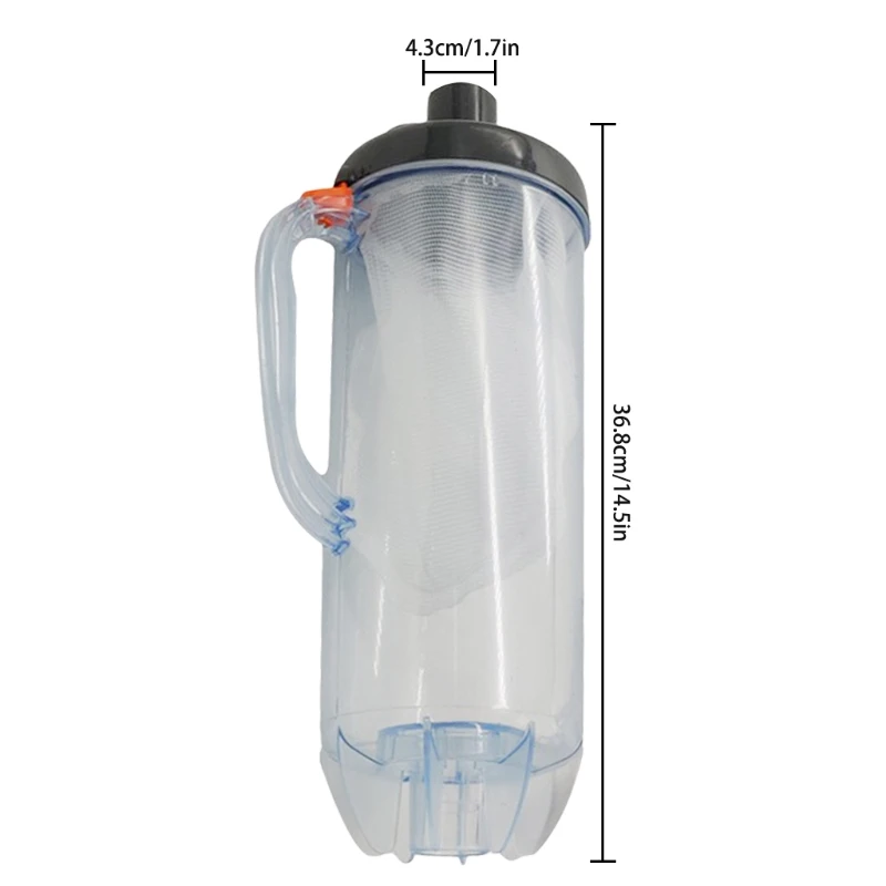 

95AA Large Capacity Pool Leaf Canister with Filter for Leaves Twigs Swimming Pools Spa for Automatic and Manual Suction