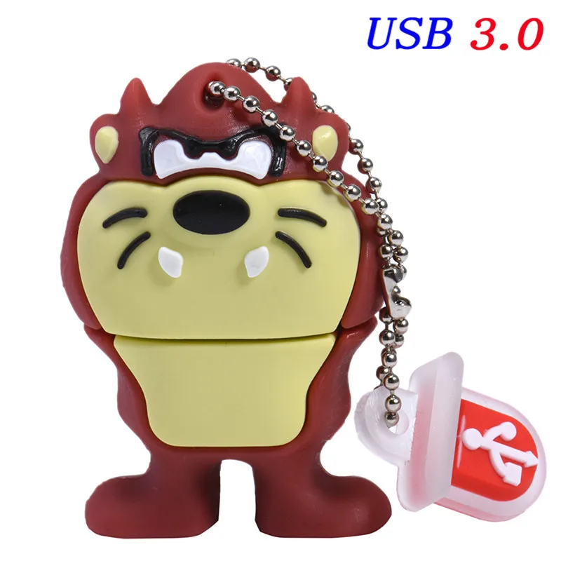 JASTER USB 3,0 Looney ttes usb флеш-накопитель 32 ГБ флеш-накопитель 16 Гб 64 ГБ 4 ГБ жуки кролик Даффи утка мультфильм горячая Распродажа животное ручка-накопитель - Цвет: B
