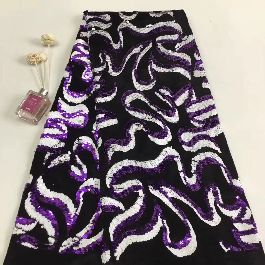 Французский Тюль кружевная ткань новейшее высокое качество африканские пайетки