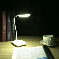 foldable led desk lamp usb rechargeable portable table lamp 3 light modes reading light 14led flexible table lamp night light