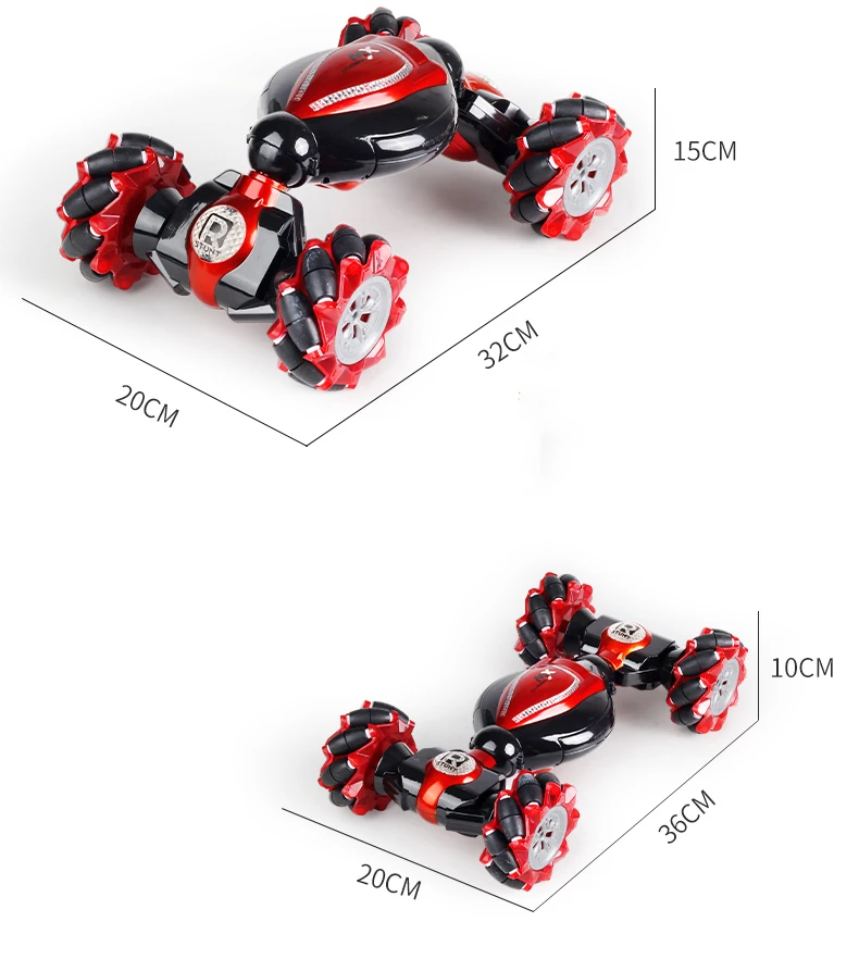 

1:12 Night Light Shadow Remote Control Stunt Car Gesture Sensor RC Car Off-Road Vehicle Double Side Driving Stunt Car for Kids