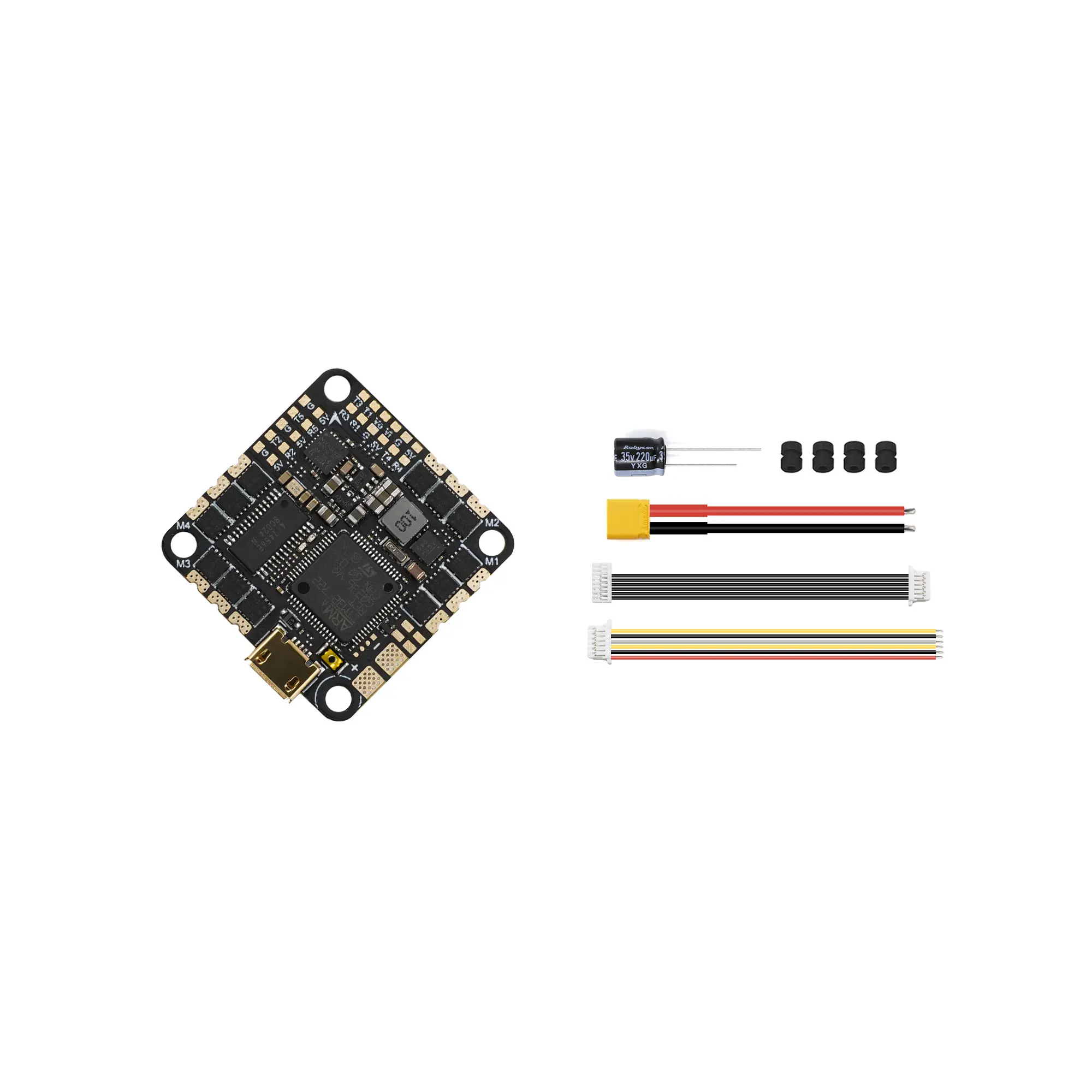 GEPRC GEP-F722-35A AIO F722 FC 35A 2-6S 8 бит BLS ESC 26 5 мм/м2 поддержка DJI схема FPV /CADDX VISTA/ GPS / TBS для
