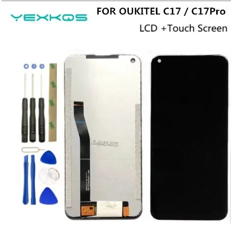 Оригинальный новый 100% дюймовый ЖК-дисплей OUKITEL C17 PRO с 6 35 ЖК-дисплеем и сенсорным