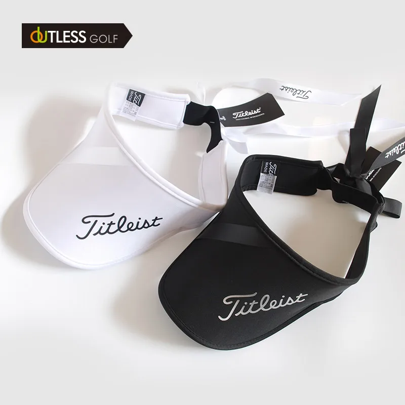

Famous golf brand Women's Golf cap Empty Top Hat Bowknot SUN VISOR Adjustable Stretch Construction