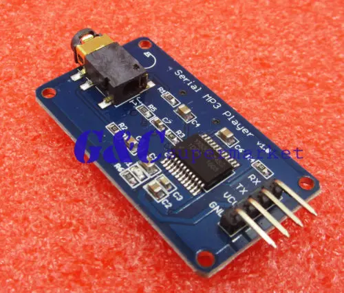 YX6300 UART управление серийный MP3 музыкальный плеер модуль AVR/ARM/PIC | Электронные