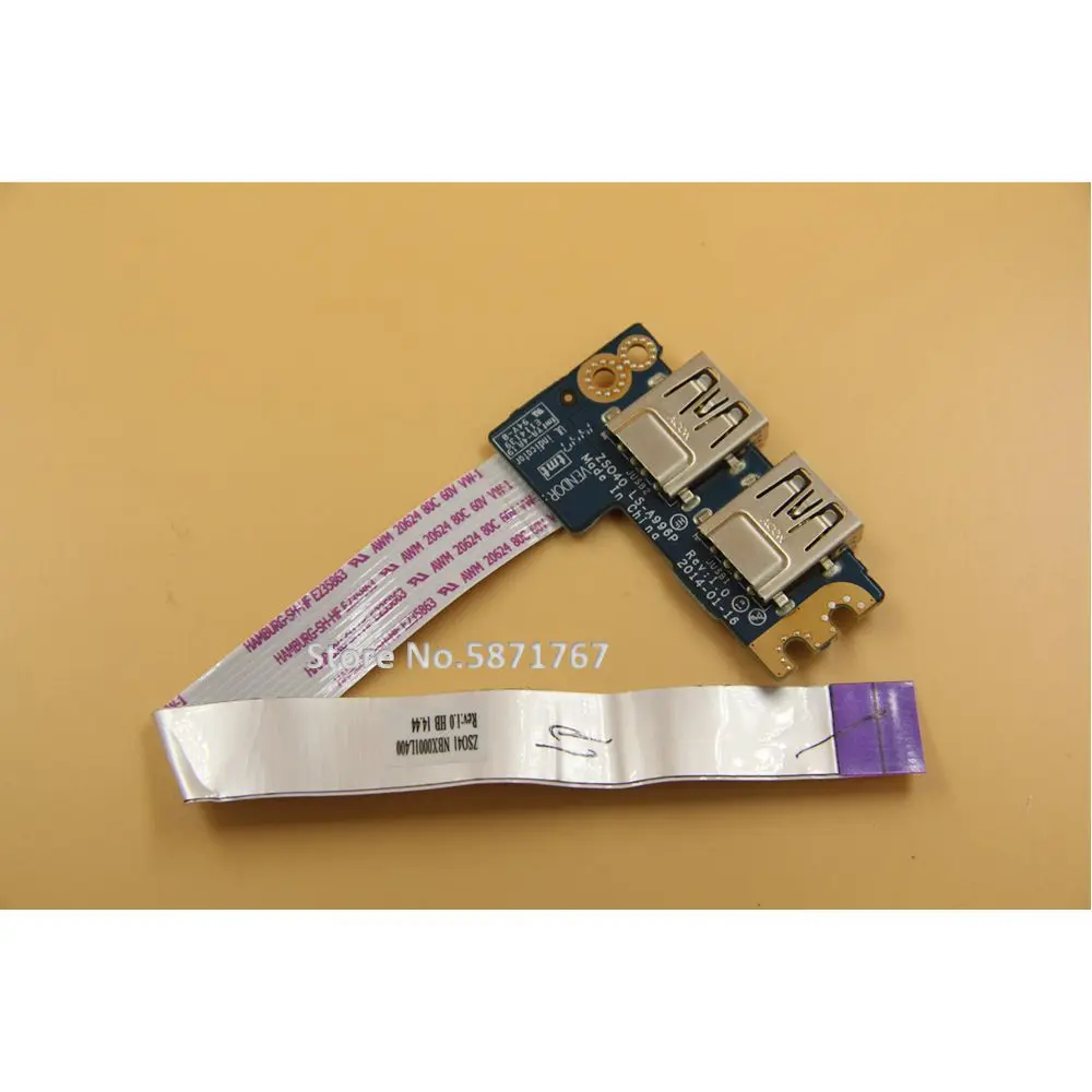 Оригинальный F0R HP Pavilion 14-G 14-R 240 245 246 G3 ноутбук плата USB с кабелем LS-A996P | Компьютеры и