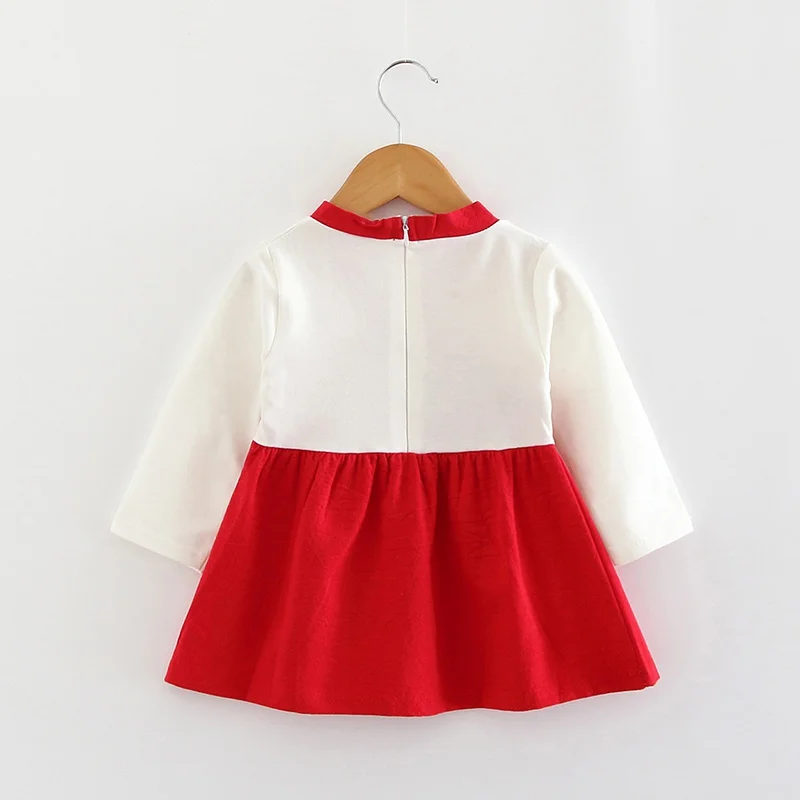 Baby Dress Chinese Style Long Sleeve Newborn Infant Kids New Year Costume Girls Princess Party Cheongsam 1 | Детская одежда и