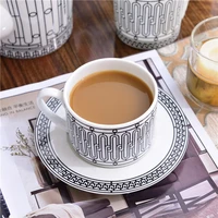 elegant h mark golden top grade bone china coffee cup european tea cup set and saucer afternoon tea coffee drinkware
