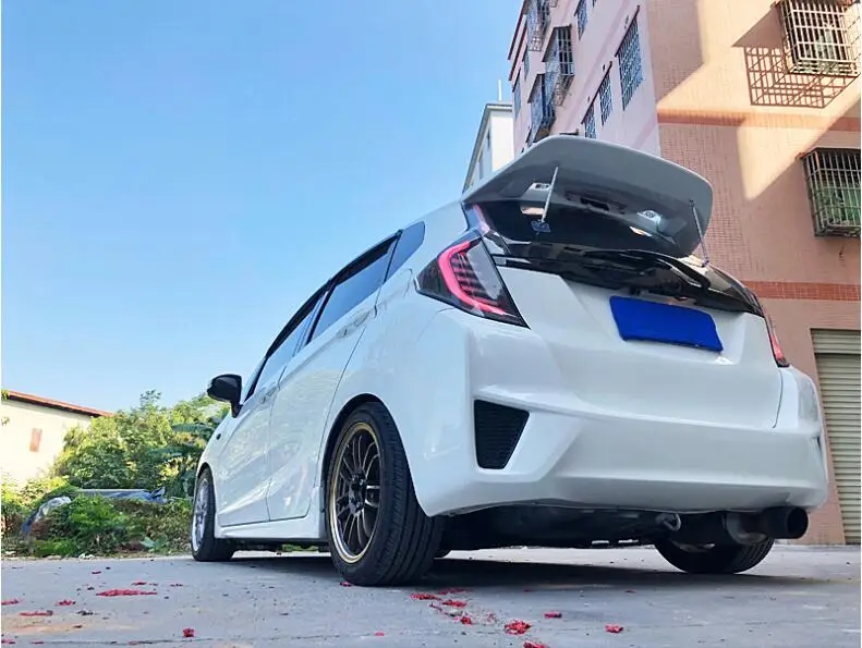 ABS автомобильные задние крылья для багажника модель JDM ДЛЯ Honda JAZZ FIT GK5 2014 2015 2016 2017