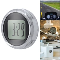 new mini precision motorcycle clocks watch waterproof stick on motorbike mount watch ag4 digital clock with stopwatch