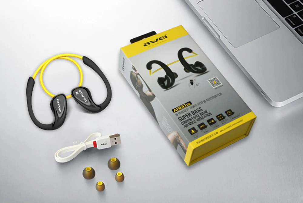 Беспроводные Bluetooth-наушники Awei A880BL наушники AptX спортивные для велоспорта