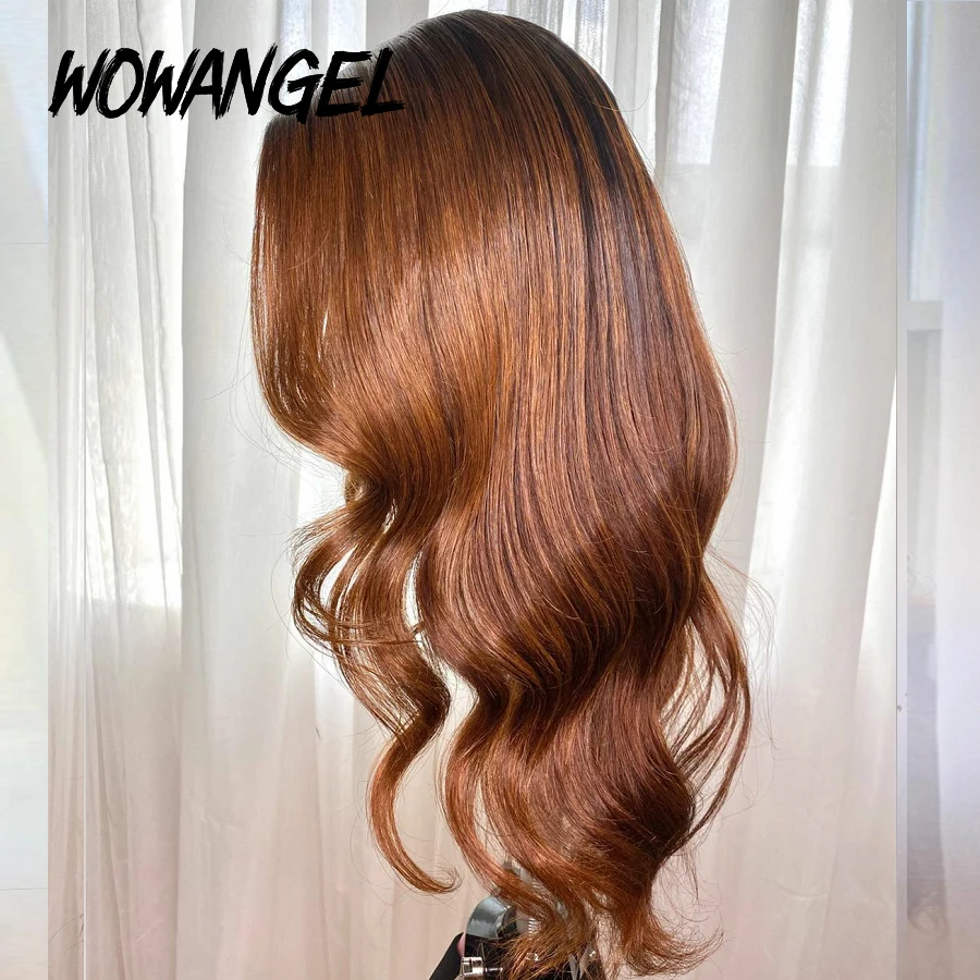 

13x6 Lace Front Wig Loose Wave Ombre Highlight Wig Human Hair Brazilian Remy Lace Frontal Wig Pre-Plucked Closure Wig For Women