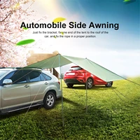 automobile side awning roof top tent for car rest waterproof portable camping rooftop rain canopy guards mirror body kit
