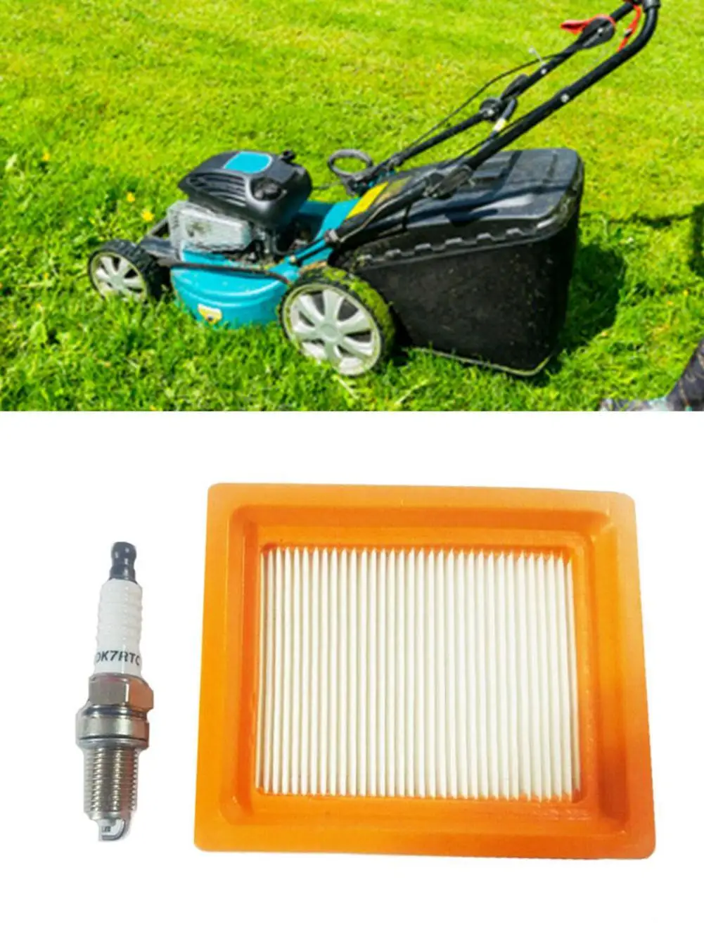 

Lawn Mower Kit Is Suitable For XT650 XT675 XT775 XT800 Lawn Accessories Spark Mower Lawn Mower Air Filter And Plug N1M7