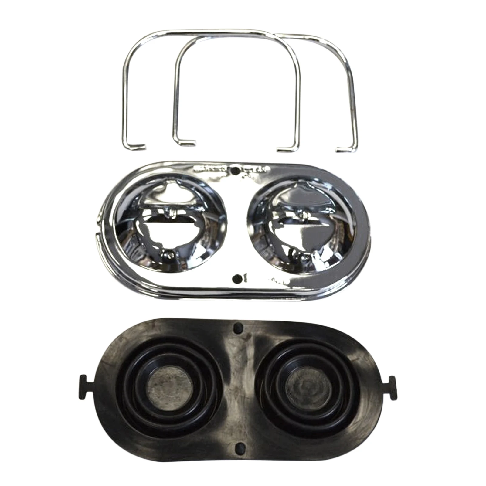 

Крышка главного цилиндра с резиновой прокладкой 2 шт., сменная хромированная отделка для Chevy Corvette 1967-1982