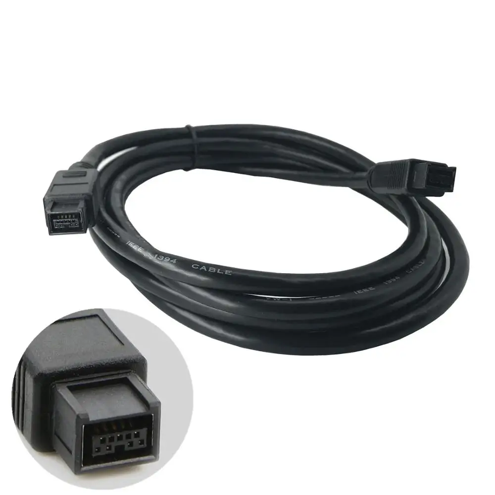 Кабель FireWire 1 8 800 м 9 контактов IEEE-1394 B to 3 4 5 6 футов 10 15 бесплатная доставка |