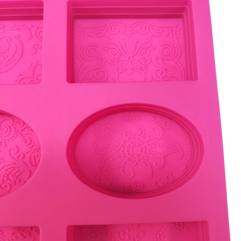 

Silicone Soap Mold Handmade Soap Making Craft For DIY Rectangle Oval