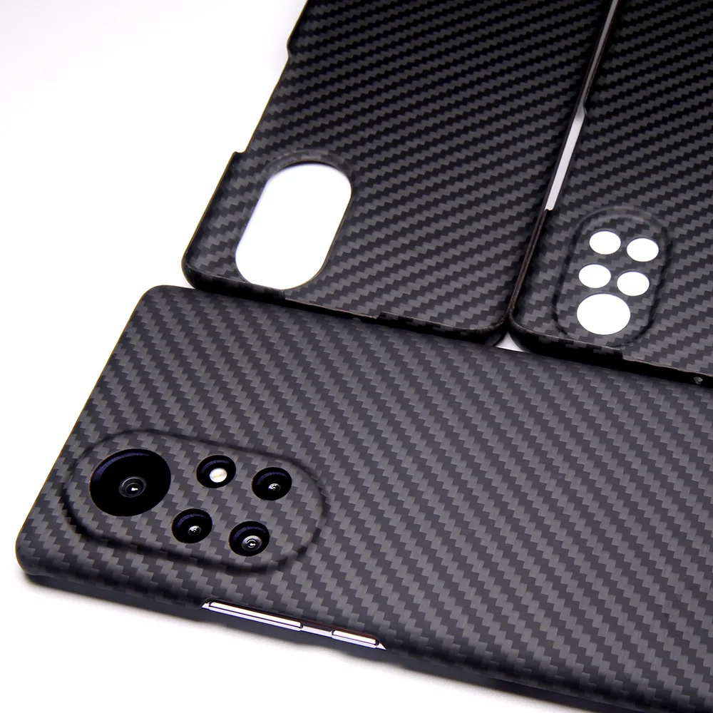 

Real Carbon Fiber Phone Case For huawei Nova8 fiber Case Back Cover For Nova8Pro Durable Non-slip Phone Shell