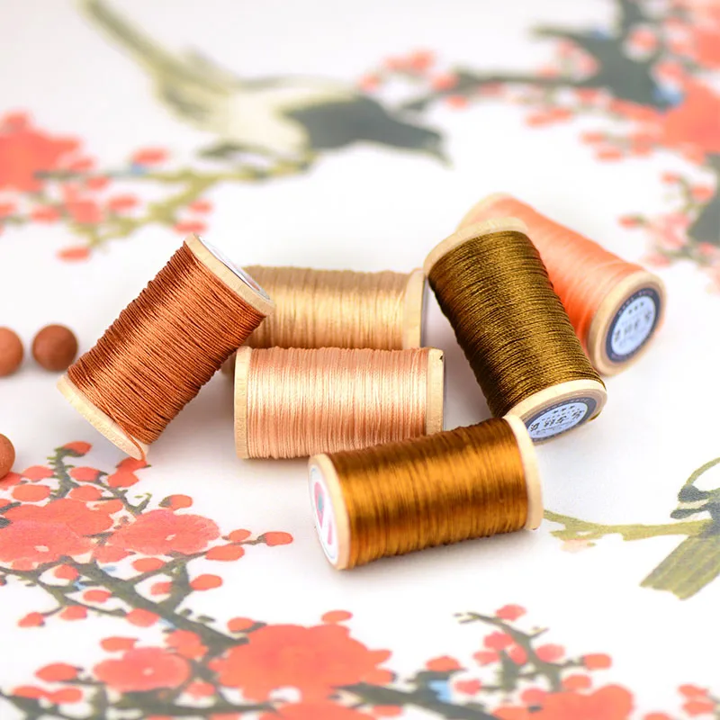 Рулон 0 3 мм линия полиамидного волокна ручная вышивка нить с кисточками 50 м
