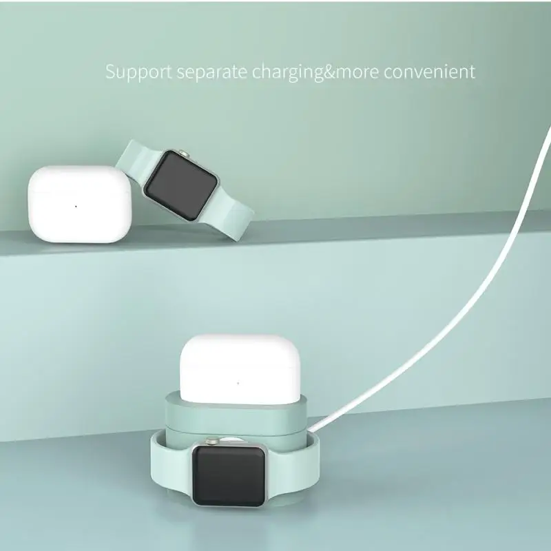 

Fast Wireless Charger Night Desk Lamp Alarm Clock 3 In 1 Charging Dock Night Desk Lamp Chargers For IPhone Iwatch And Airpods