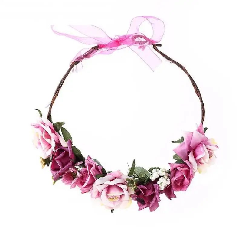 Женский цветочный ободок Свадебный аксессуар для волос с цветами| |