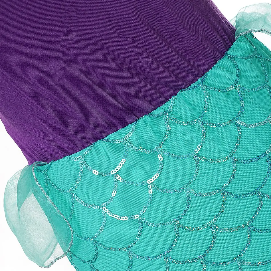 Костюм Русалочки для девочек модное Стильное нарядное платье принцессы