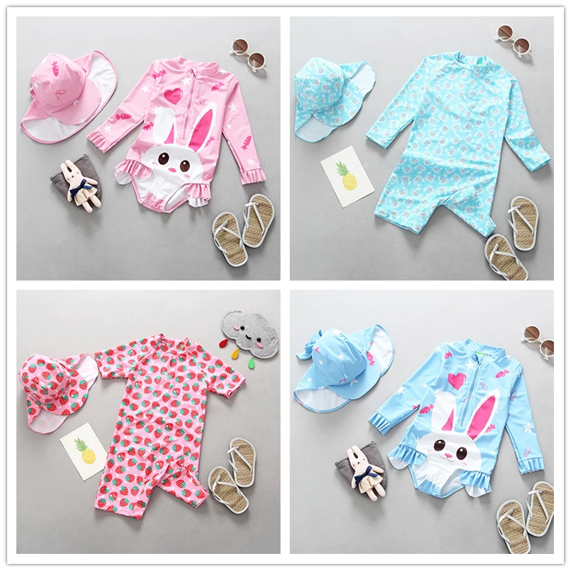 

Baador De Una Pieza Para Nia, Traje De Bao Con Estampado De Unicornio, Ropa De Playa Cz900, New