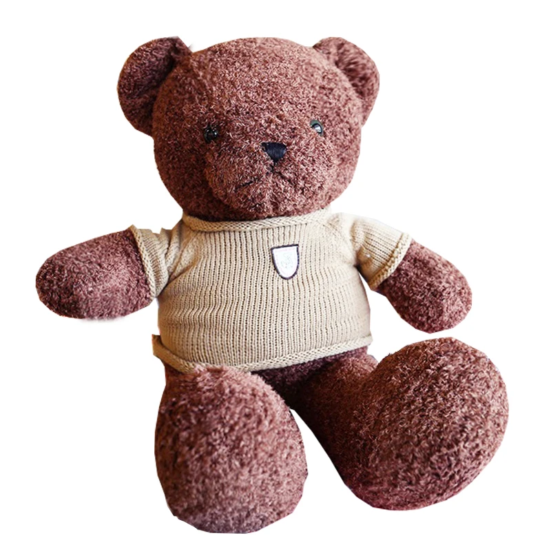 60 см гигантские коричневые плюшевые мишки игрушки белые животные для малышей |