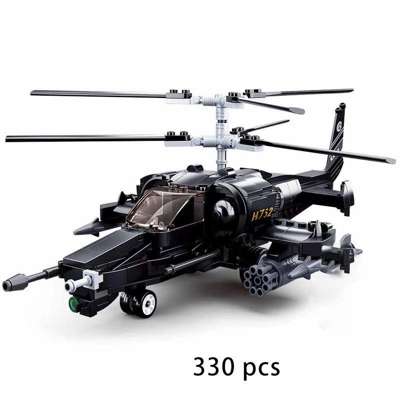 Sluban Военная серия техники транспортного средства армейский Танк самолетов войны