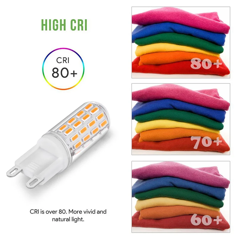 Светодиодный светильник G9 6 шт./упаковка светодиодный SMD4014 52 шт. 40 Вт|led lamp light|g9 led