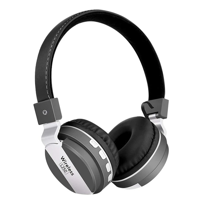 L250 головная Беспроводная гарнитура Bluetooth V5.0 Музыка Спорт вилка мультфильм