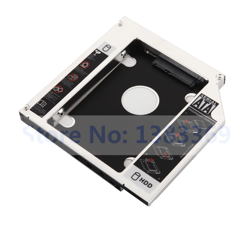 NIGUDEYANG 2-й второй жесткий диск SSD HDD Caddy адаптер Оптический отсек для Asus K53SC K53SD K53SJ K53SK