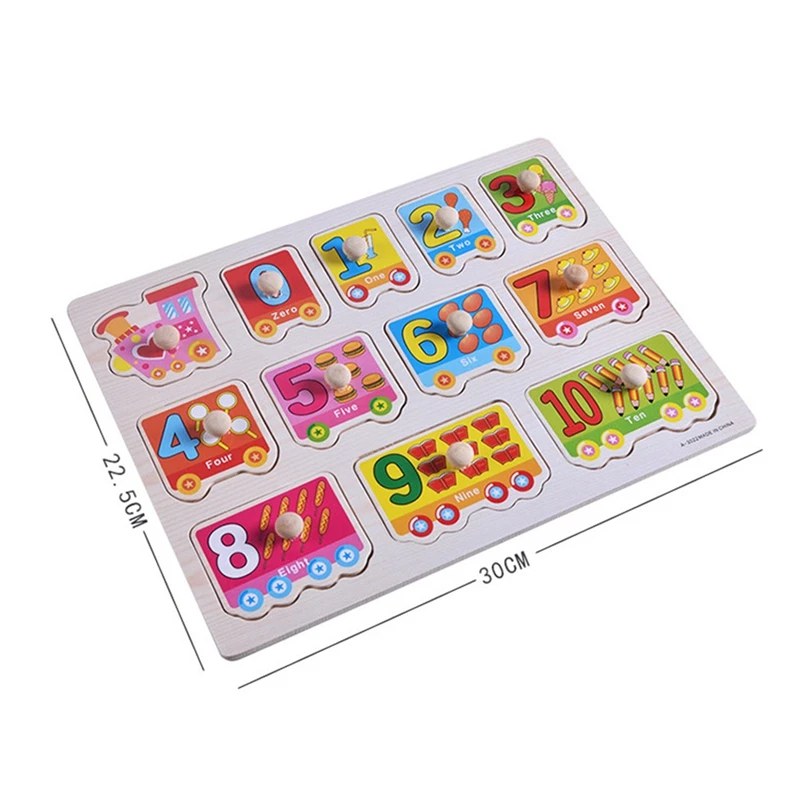 

Wooden Puzzle Toy Hand Grasping Board Children's Puzzle Personally Interactive 3D Educational Early Education Game Toy Gift