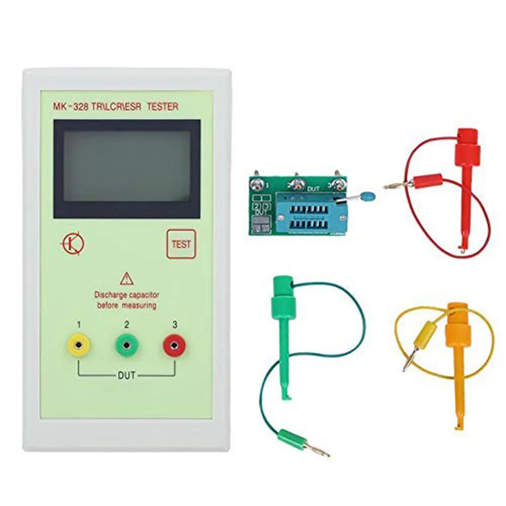 

Multifunctional Transistor Tester MK328 LCR ESR Inductance Capacitance Resistance Meter Portable With Digital Screen Testers