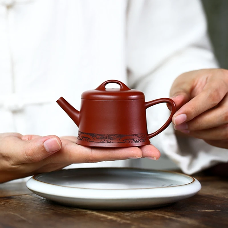 

Small Capacity Yixing Teapot Master Handmade Kung Fu Kettle Send Gift Box