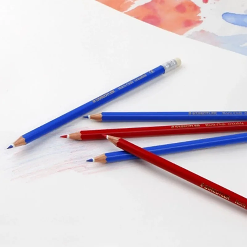 

Staedtler 144 50 red and blue erasable color pencil for animation design