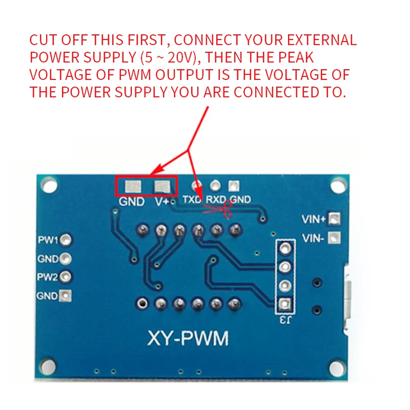 Постоянный ток 5-30V микро USB 5V Мощность независимый генератор PWM 2 двухсторонний